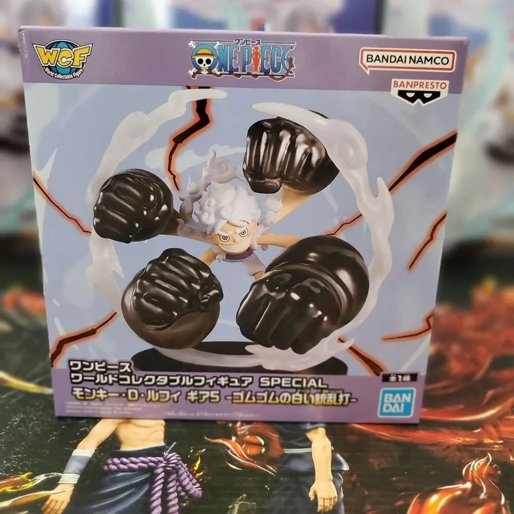 One Piece Monkey D. Luffy GEAR5 Gum-Gum Dawn Gatling World Collectable Figure